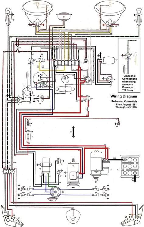 1965 vw wiring diagram volkswagen diagrams baja bugs 
